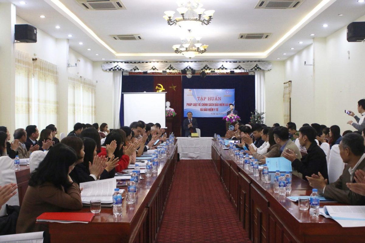 Chi hội Luật gia VKS tỉnh Yên Bái tham dự tập huấn pháp luật về chính sách bảo hiểm xã hội và bảo hiểm y tế
