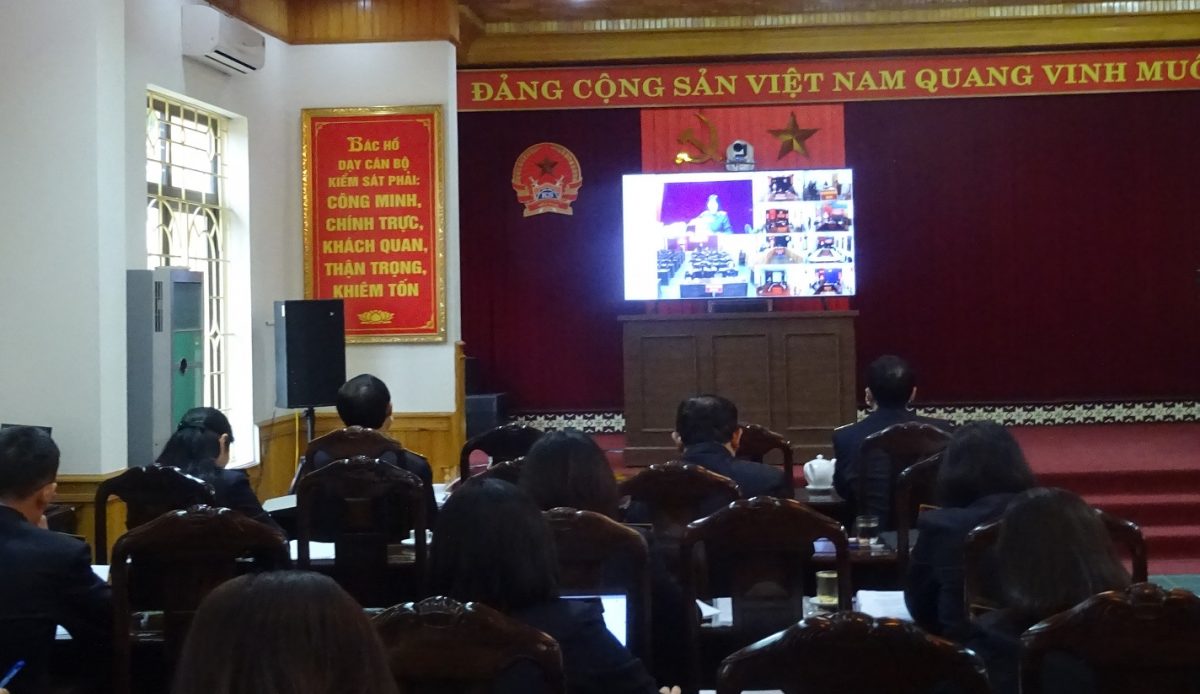 VKSND tỉnh Yên Bái tổ chức Hội nghị rút kinh nghiệm công tác kiểm sát giải quyết vụ án hành chính, các vụ, việc dân sự năm 2021; Sơ kết 2 năm thực hiện Kế hoạch 159/KH-VKSTC ngày 17/9/2019 của VKSND tối cao