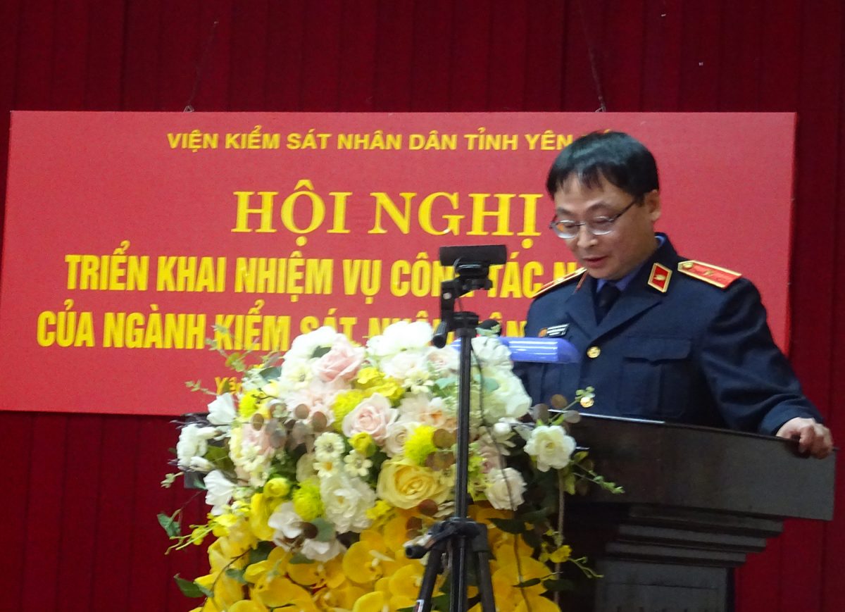 VKSND tỉnh Yên Bái tổ chức Hội nghị triển khai nhiệm vụ công tác ngành Kiểm sát Yên Bái năm 2022