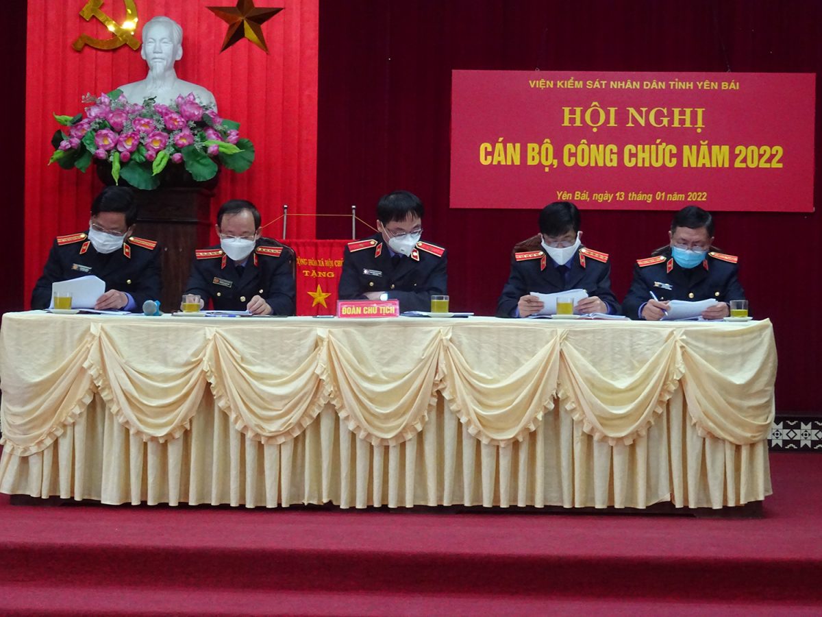 VKSND tỉnh Yên Bái tổ chức Hội nghị cán bộ, công chức, người lao động năm 2022