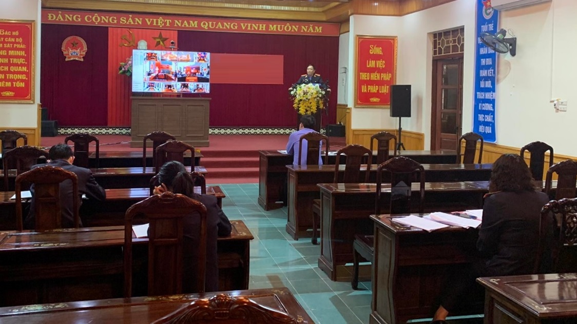 Phòng 8 VKSND tỉnh Yên Bái tổ chức Hội nghị triển khai thực hiện Thông tư liên tịch số 12 quy định trong thống kê thi hành án dân sự, theo dõi thi hành án hành chính liên ngành.