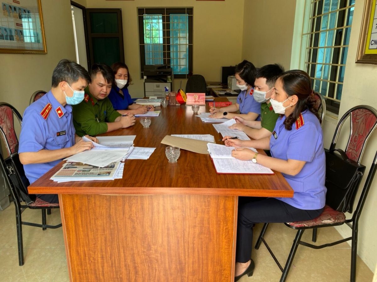 Viện kiểm sát nhân dân huyện Yên Bình trực tiếp kiểm sát  thi hành án hình sự tại các xã trên địa bàn huyện