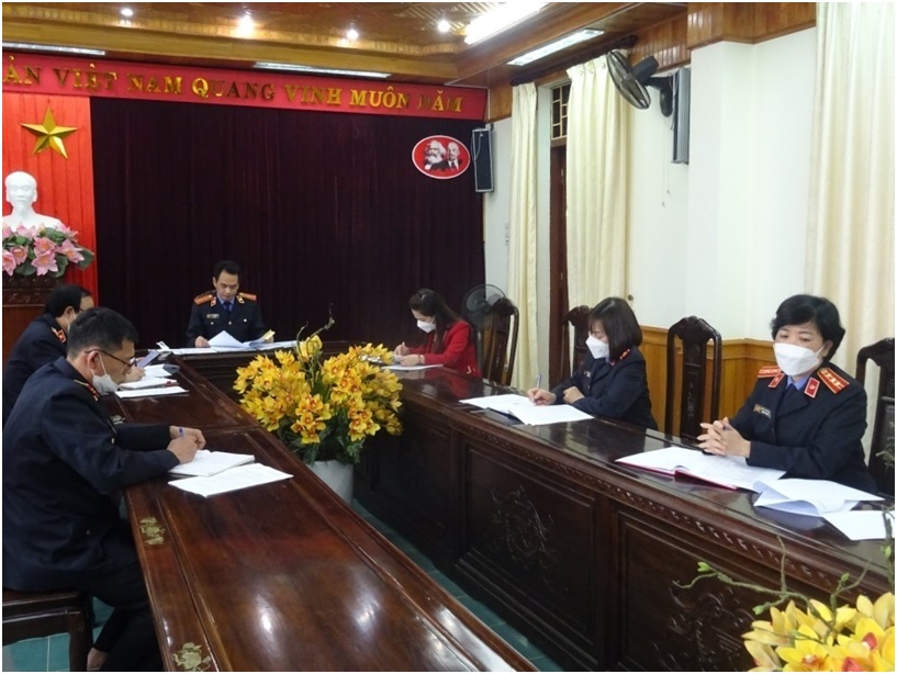 Nâng cao chất lượng sinh hoạt Chi bộ tại phòng 7 Viện kiểm sát nhân dân tỉnh Yên Bái