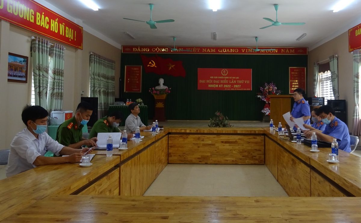VKSND huyện Lục Yên hoàn thành chỉ tiêu trực tiếp kiểm sát việc thi hành án hình sự tại Ủy ban nhân dân xã