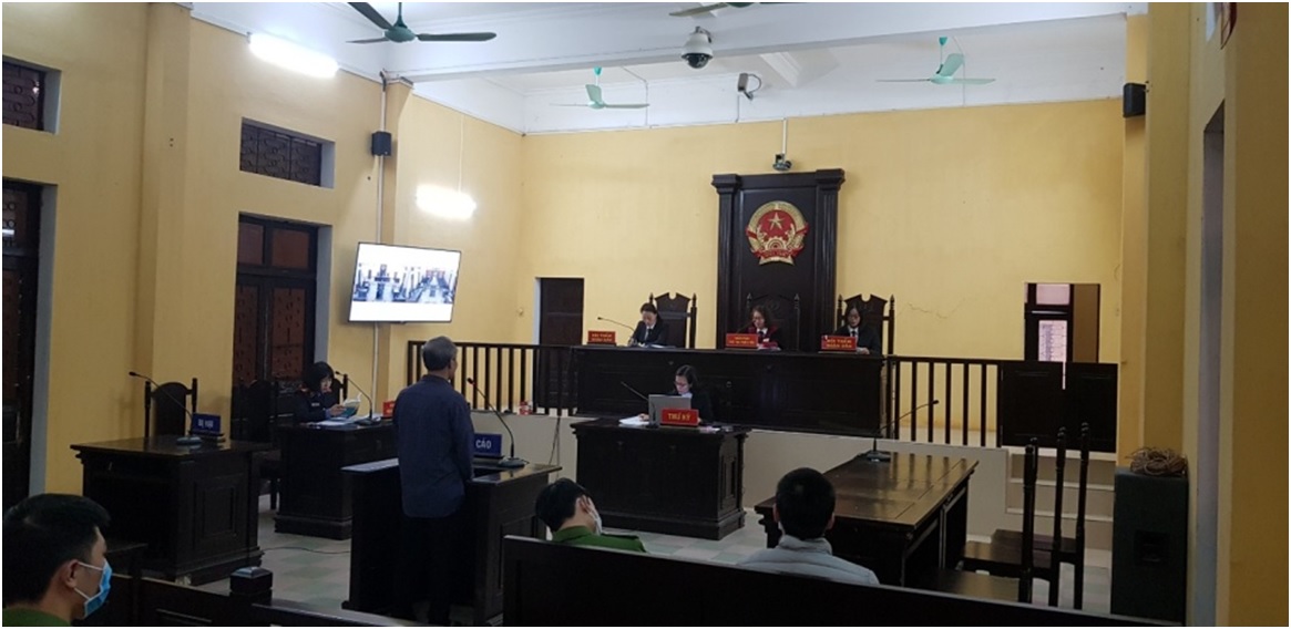 Lãnh đạo VKSND thành phố Yên Bái tham gia xét xử phiên tòa hình sự