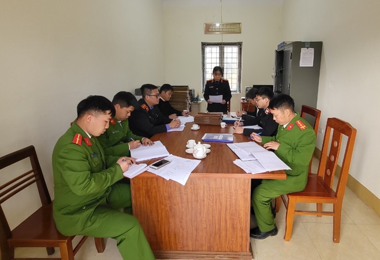 Trực tiếp kiểm sát công tác thi hành án hình sự tại UBND xã Chế Tạo, Khao Mang và Nậm Khắt