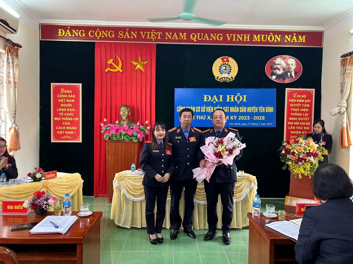 Công đoàn VKSND huyện Yên Bình tổ chức Đại hội lần thứ X,  nhiệm kỳ 2023-2028