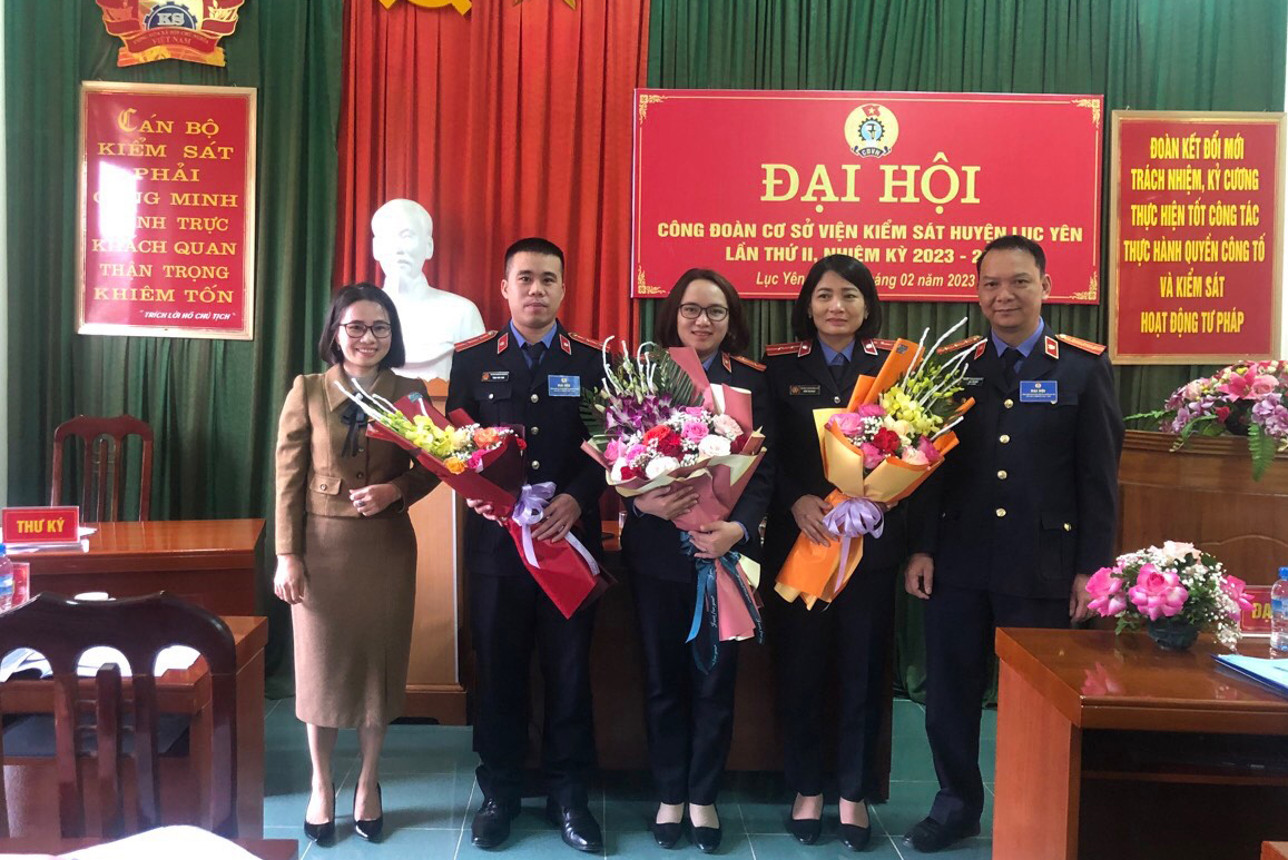 Công đoàn VKSND huyện Lục Yên tổ chức thành công Đại hội công đoàn nhiệm kỳ 2023-2028