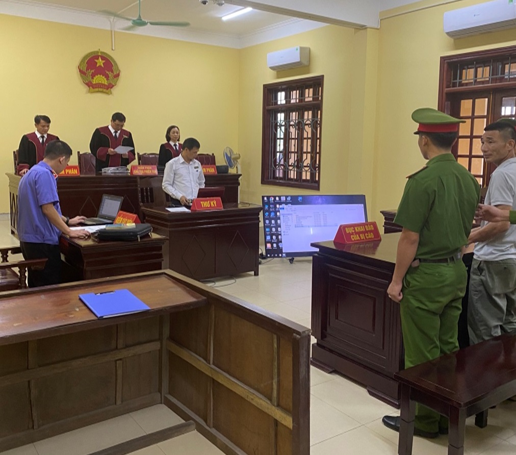VKSND tỉnh Yên Bái phối hợp với TAND cùng cấp tổ chức phiên tòa số hóa hồ sơ vụ án phúc thẩm hình sự