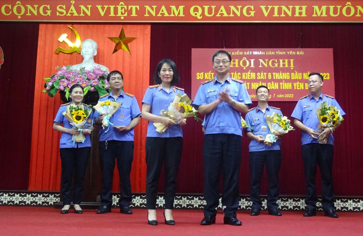 VKSND tỉnh Yên Bái tổ chức thành công Cuộc thi “Xây dựng bài phát biểu của Kiểm sát viên tại phiên tòa dân sự, hành chính sơ thẩm” năm 2023.