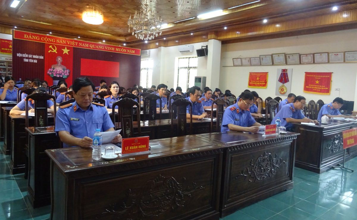 Đảng bộ VKSND tỉnh Yên Bái tổ chức Hội nghị sơ kết công tác đảng 6 tháng đầu năm và triển khai nhiệm vụ 6 tháng cuối năm 2023