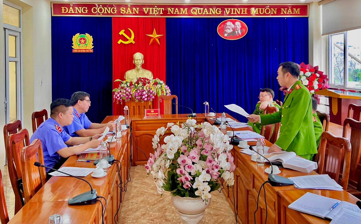 VKSND huyện Văn Yên tăng cường phối hợp xử lý án trọng điểm