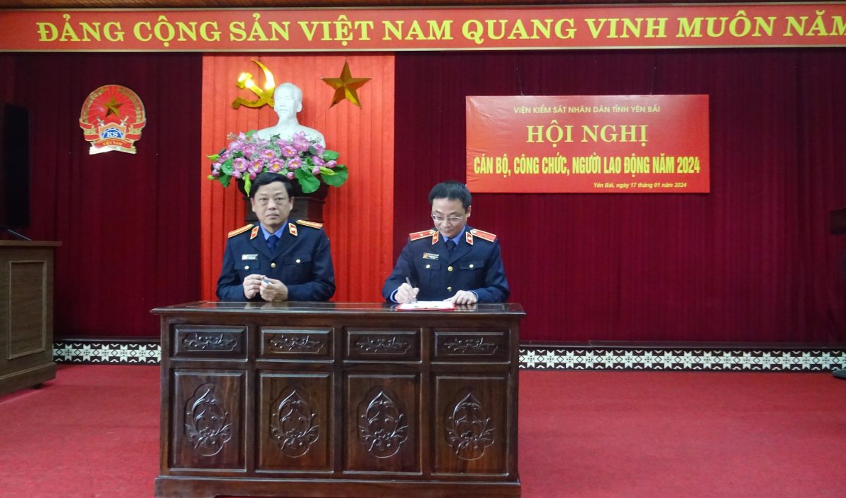 VKSND tỉnh Yên Bái tổ chức  Hội nghị cán bộ, công chức, người lao động năm 2024